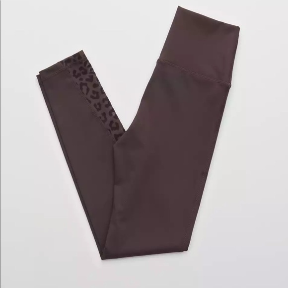 OFFLINE American Eagle Goals High Waisted Leopard Mesh Legging - Picture 4 of 11